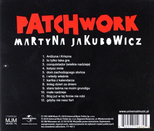 Martyna Jakubowicz: Patchwork [CD]