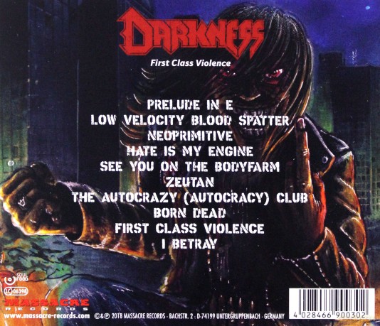 Darkness: First Class Violence [CD]