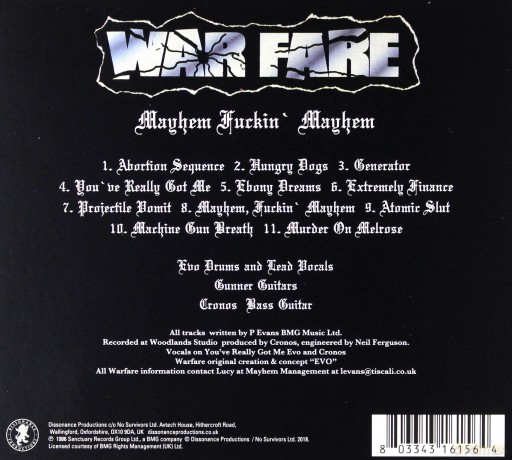 Warfare: Mayhem Fuckin Mayhem (digipack) [CD]