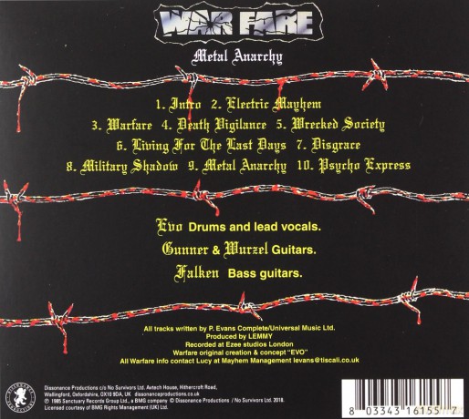 Warfare: Metal Anarchy (digipack) [CD]