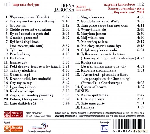 Irena Jarocka: Irena Jarocka, której nie znacie vol. 2 [2CD]