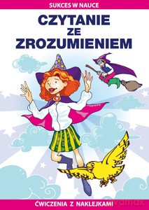 Czytanie ze zrozumieniem. Ćwiczenia z naklejkami - Beata Guzowska [KSIĄŻKA]