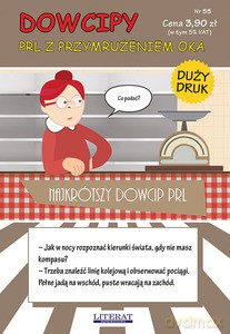 Dowcipy Nr 55. PRL z przymrużeniem oka - Przemysław Adamczewski [KSIĄŻKA]