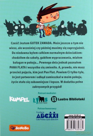 Gutek i potwory (Tom 1) Pan Flat nadchodzi - Jaume Copons [KSIĄŻKA]