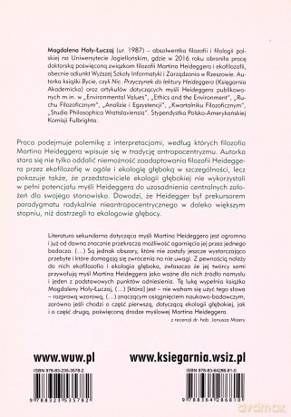 Radykalny nonantropocentryzm Martin Heidegger i ekologia głęboka - Magdalena Hoły-Łuczaj [KSIĄŻKA]
