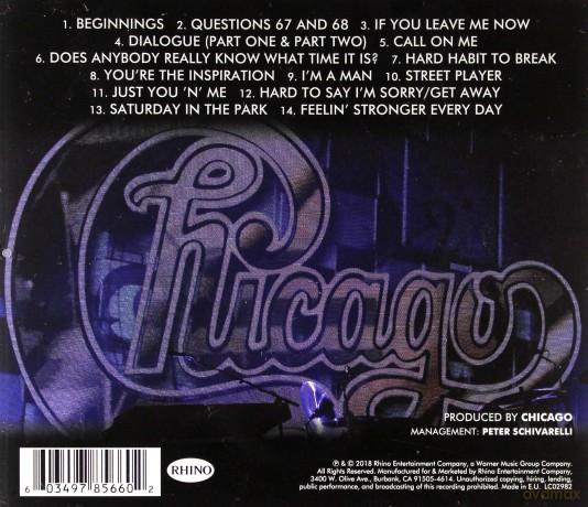 Chicago: Greatest Hits Live [CD]