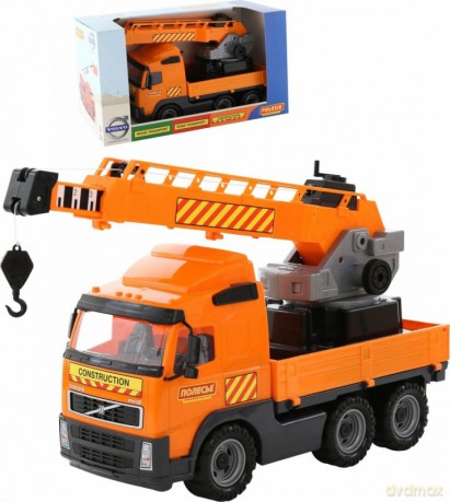 Dźwig Volvo w pudełku