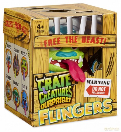 Figurki Crate Creature Flingers display 18 sztuk [FIGURKA]