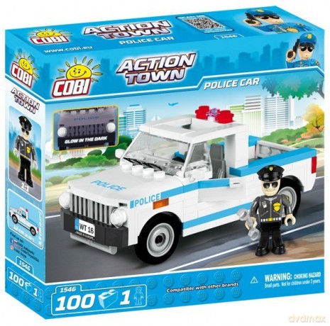 Klocki Action Town 100 el. - Radiowóz [KLOCKI]