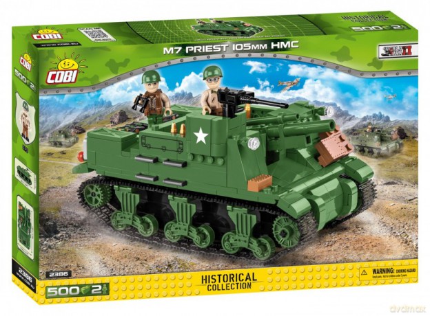 Klocki Armia Historical Collection 500 el. M7 Priest 105 mm HMC [KLOCKI]