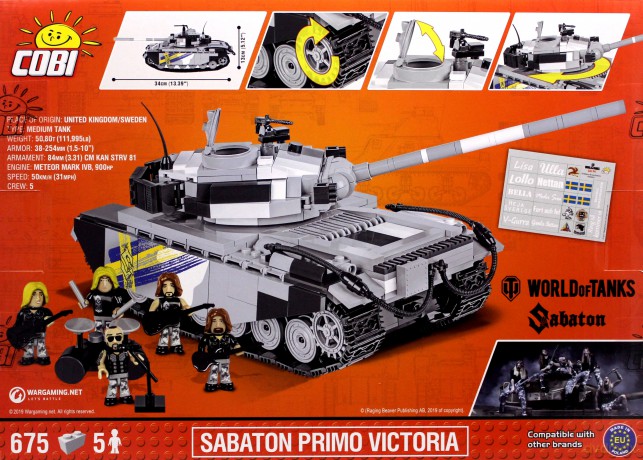 Klocki Mała Armia - Sabaton Primo Victoria [KLOCKI]