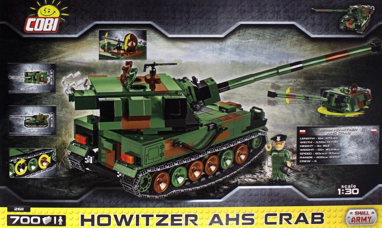 Klocki Mała Armia 700 el. Howitzer AHS Crab - samobieżna armatohaubica [KLOCKI]