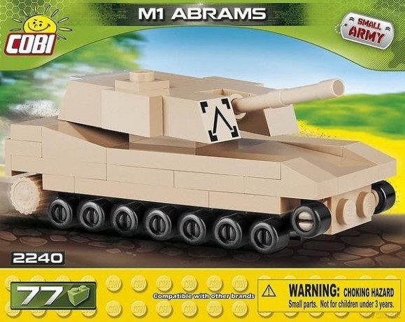 Klocki Mała Armia 77 el. - Nano Tank M1 Abrams [KLOCKI]