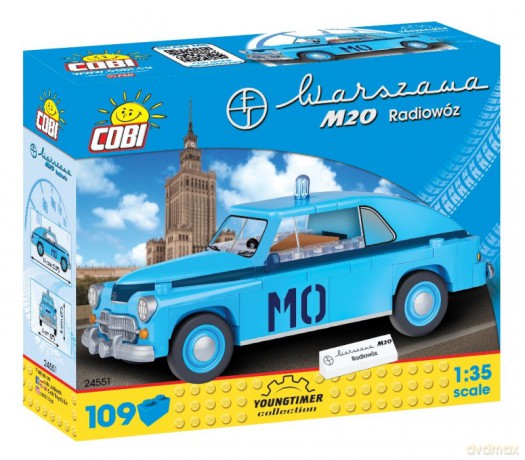 Klocki Youngtimer Collection - Warszawa M20 Radiowóz [KLOCKI]