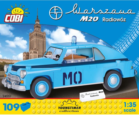 Klocki Youngtimer Collection - Warszawa M20 Radiowóz [KLOCKI]