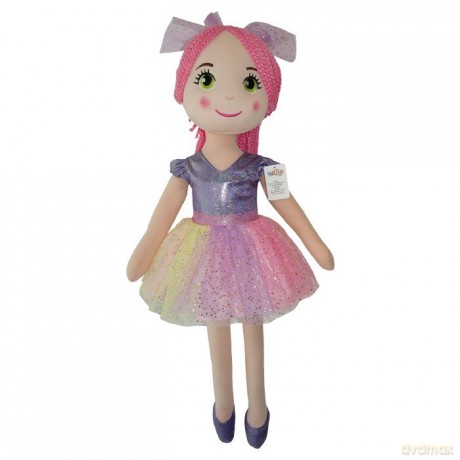 Lalka Adelina Fioletowa 80 cm