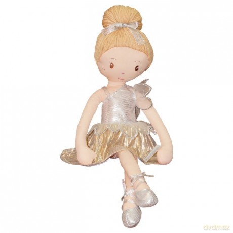 Lalka Ballerinka Srebrna 70 cm