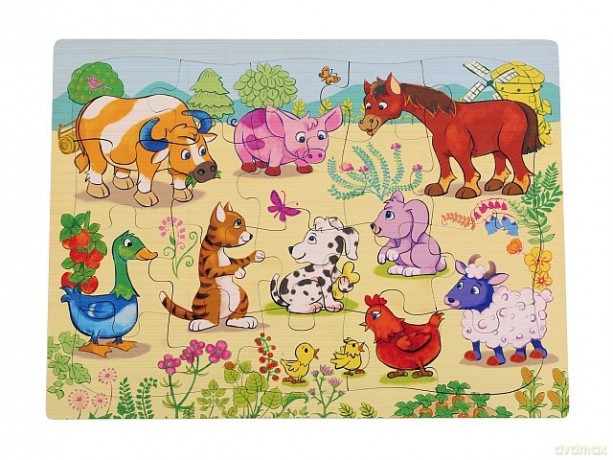 Układanka puzzle - Gospodarstwo