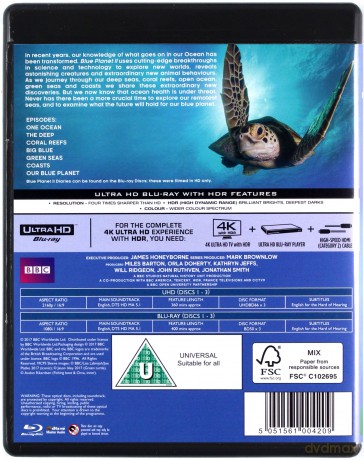 Blue Planet II (Błękitna Planeta 2) [3xBlu-Ray 4K] [3xBlu-Ray]