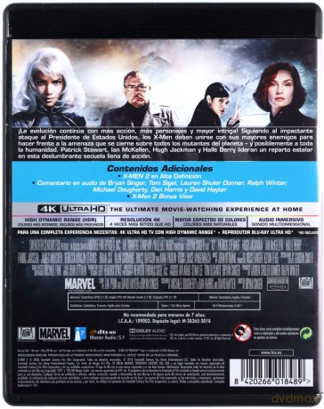 X-Men 2 [Blu-Ray 4K]+[Blu-Ray]