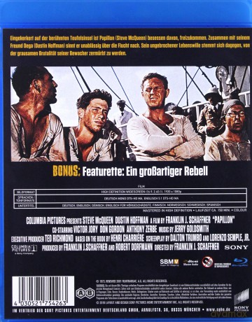 Papillon (Motylek) [Blu-Ray]