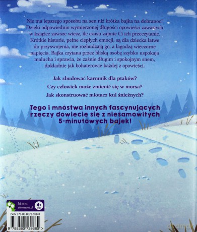 5 Minutowe Bajki na Zimę Bajki na Dobranoc - Barbara Supeł [KSIĄŻKA]