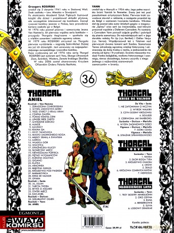 Aniel Thorgal (Tom 36) - Grzegorz Rosiński, Yann [KOMIKS]