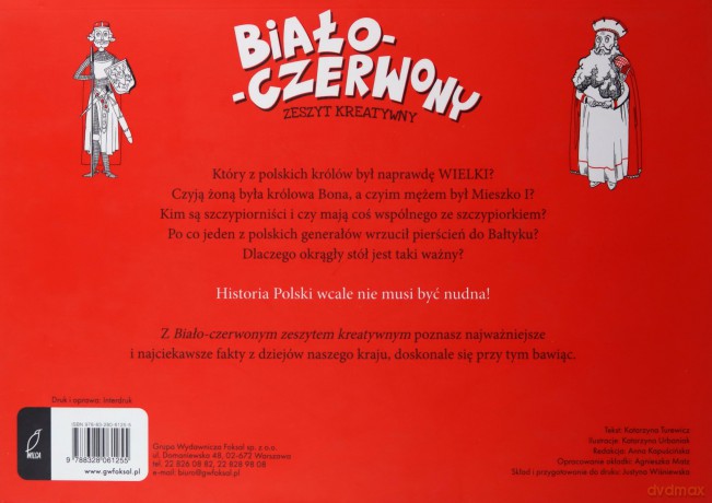 Biało Czerwony Zeszyt Kreatywny Historia Tradycja Symbole [KSIĄŻKA]