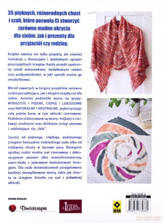 Chusty i Szale Modne Projekty na Drutach - Laura Strutt [KSIĄŻKA]
