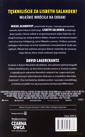 Co Nas Nie Zabije Millennium (Tom 4) filmowa - David Lagerkrantz [KSIĄŻKA]