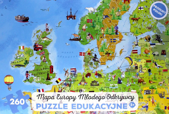 Europa Młodego Odkrywcy dla Dzieci [PUZZLE]