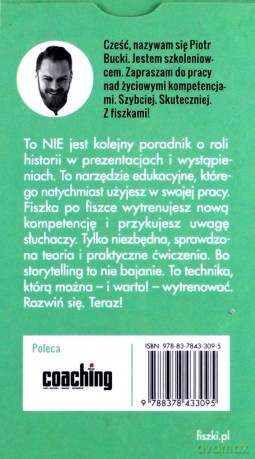 Fiszki Jak Opowiadać Dobre Historie - Piotr Bucki [KSIĄŻKA]