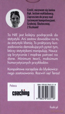 Fiszki Kiedy Nie Ufać Statystykom - Janina Bąk [KSIĄŻKA]