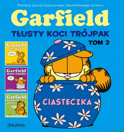 Garfield Tłusty Koci Trójpak (Tom 2) - Jim Davis [KOMIKS]