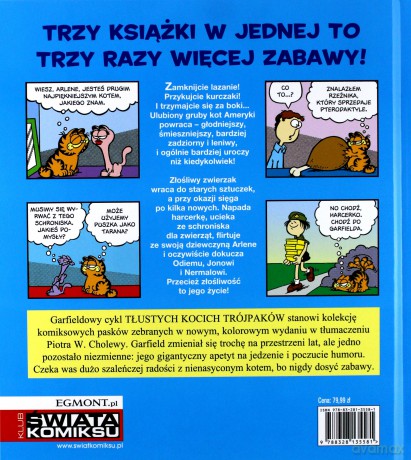 Garfield Tłusty Koci Trójpak (Tom 2) - Jim Davis [KOMIKS]