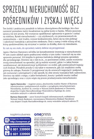 Jak Korzystnie Sprzedać Mieszkanie Dom Działkę Lub Inną Nieruchomość Poradnik Praktyków - Agata Danowska, Bartosz Danowski [KSIĄŻKA]