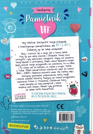 Kreatywny Pamiętnik Bff Best Friends Forever [KSIĄŻKA]