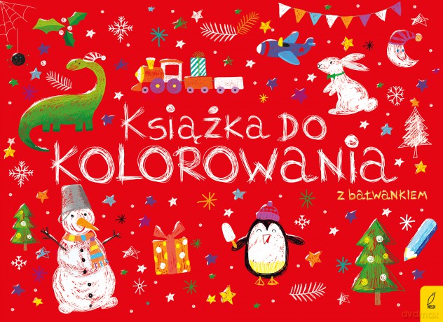 Książka Do Kolorowania z Bałwankiem [KSIĄŻKA]