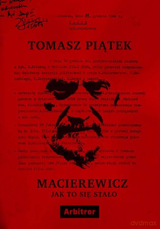 Macierewicz Jak To Się Stało - Tomasz Piątek [KSIĄŻKA]