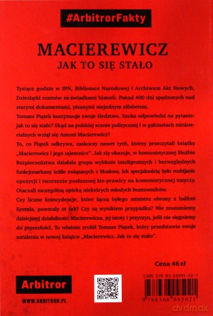 Macierewicz Jak To Się Stało - Tomasz Piątek [KSIĄŻKA]