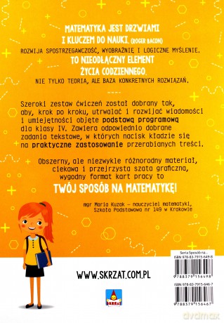 Matematyka. Sposób na Matematykę Ćwiczenia dla Klasy IV - Danuta Klimkiewicz, Bożena Płaszewska [KSIĄŻKA]