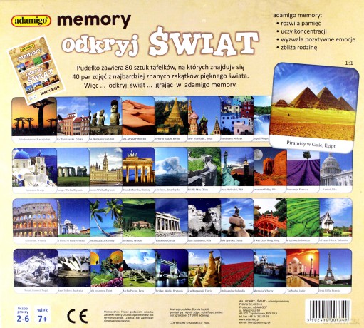 Memory Odkryj Świat [GRA]