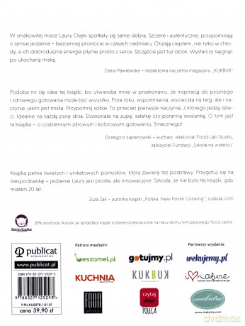 Miska Szczęścia Lokalnie Zdrowo Sezonowo - Laura Osęka [KSIĄŻKA]