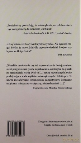 Moby Dick Czyli Biały Wieloryb - Melville Herman [KSIĄŻKA]