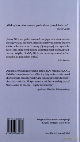 Moby Dick Czyli Biały Wieloryb - Melville Herman [KSIĄŻKA]