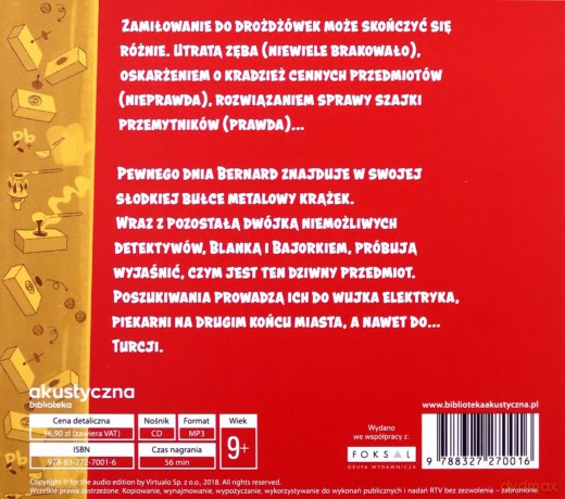 Nadziana Drożdżówka Niemożliwi Detektywi - Patrycja Zarawska [AUDIOBOOK]