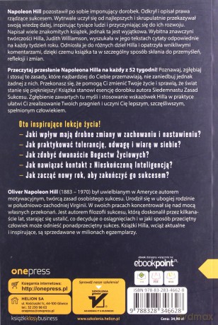Napoleon Hill 52 Lekcje Życia - Napoleon Hill, Judith Williamson [KSIĄŻKA]