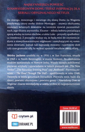 Nawiedzony Dom na Wzgórzu - Shirley Jackson [KSIĄŻKA]