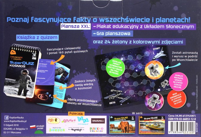 Pakiet Superquiz Kosmos - Milena Ratajczak [KSIĄŻKA]