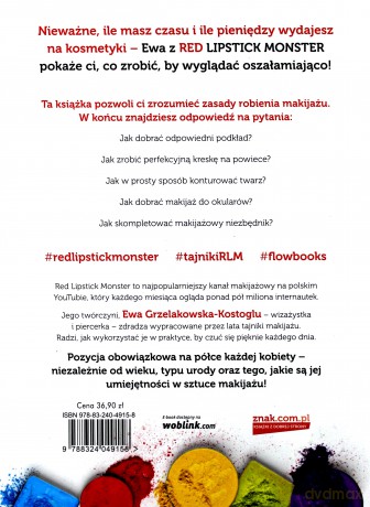 Red Lipstick Monster Tajniki Makijażu - Ewa Grzelakowska-Kostoglu [KSIĄŻKA]
